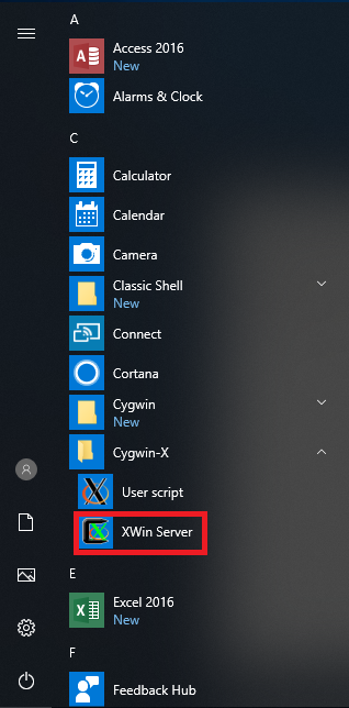 XWin Server XWin_Server