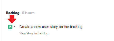 Click on the icon to change the issue type issue_type