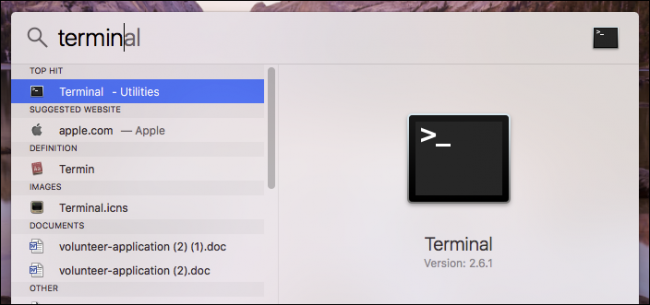 terminal window location terminal window location